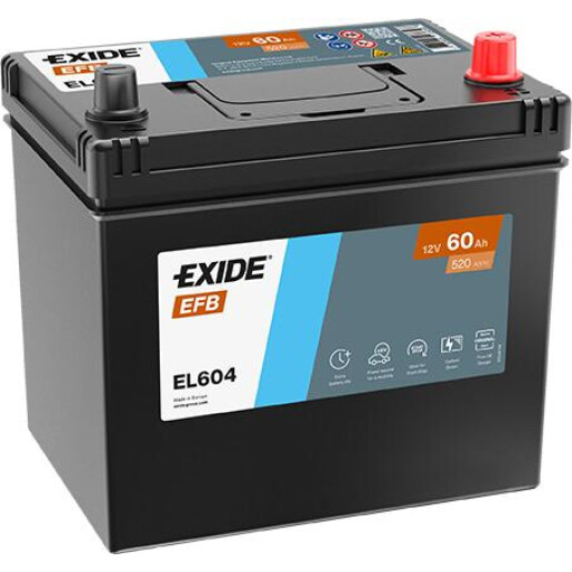Baterie Auto EXIDE EFB 60 Ah ASIA