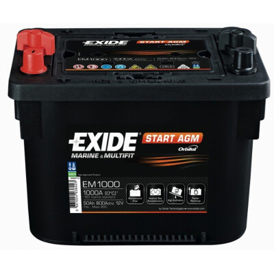 Baterie Auto EXIDE START AGM 12V 50AH