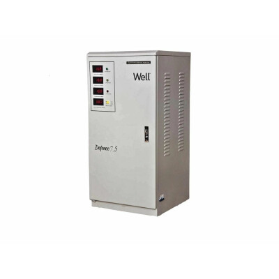 Stabilizator automat de tensiune trifazat 7.5KVA/ 6KW, Well