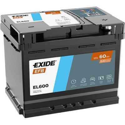 Baterie Auto EXIDE EFB 60 Ah