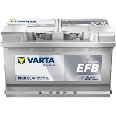 Baterie Auto VARTA EFB 80 Ah