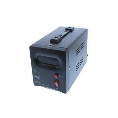 Stabilizator automat de tensiune cu releu 1000VA/600W, negru Well