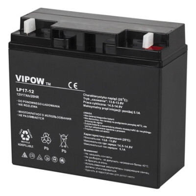 ACUMULATOR GEL PLUMB 12V 17AH VIPOW
