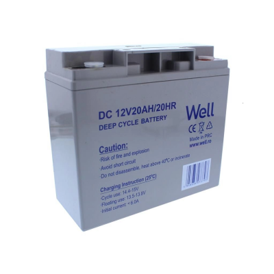 Acumulator plumb acid deep cycle 12V 20Ah Well