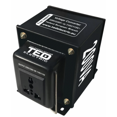 Transformator 230-220V la 110-115V 200VA reversibil TED110REV-200VA