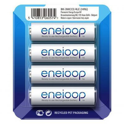 Acumulatori Eneloop AA R6 1900mAh, 4 Buc.