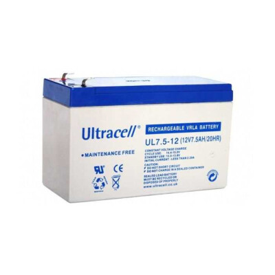 Acumulator plumb acid Ultracell 12V 7.5Ah, terminal F1