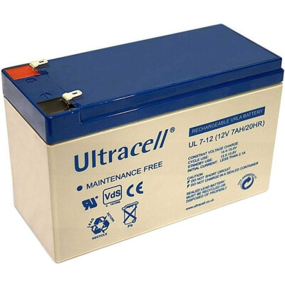 Acumulator plumb acid Ultracell 12V7Ah, terminal F1