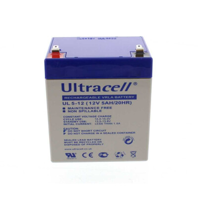 Acumulator plumb acid Ultracell 12V 5Ah, terminal F1