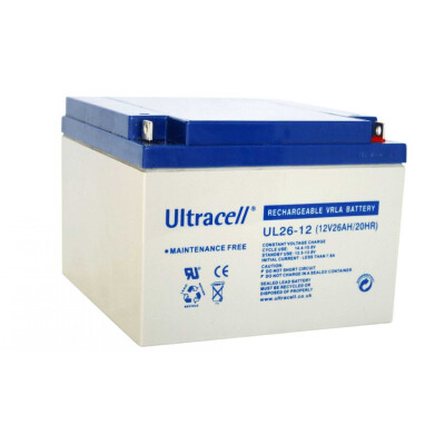 Acumulator plumb acid Ultracell 12V 26Ah VDS, terminal F3