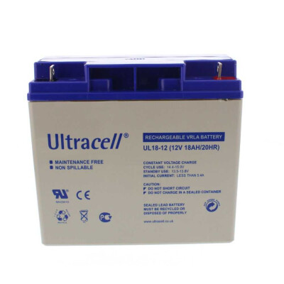 Acumulator plumb acid Ultracell 12V 18Ah, terminal F3