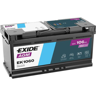 Baterie Auto EXIDE AGM 106 Ah