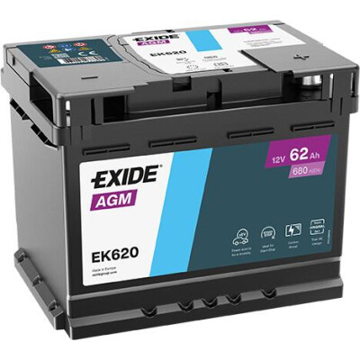 Baterie Auto EXIDE AGM 62 Ah