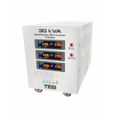 Stabilizator trifazat 30KVA 24KW cu ServoMotor si sinusoidala pura + ecran LCD cu valorile tensiunii, TED Electric TED000156