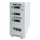 Stabilizator trifazat 82KVA 64KW cu ServoMotor si sinusoidala pura + ecran LCD cu valorile tensiunii, TED Electric TED000224