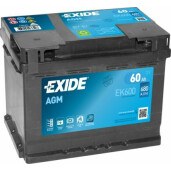 Baterie Auto EXIDE AGM 60 Ah