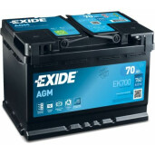 Baterie Auto EXIDE AGM 70 Ah