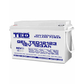 Acumulator stationar VRLA 12V 123Ah GEL M8 F12 TED Electric TED12123