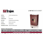 Acumulator Tractiune TROJAN L16P-AC Deep Cycle 6V 420 Ah