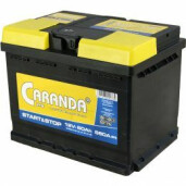 Baterie auto 12V 60Ah 580A CARANDA START STOP EFB