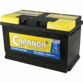 Baterie auto 12V 80Ah 760A CARANDA START STOP EFB
