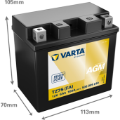 Acumulator Moto VARTA Powersports AGM Active 506909010 6 Ah