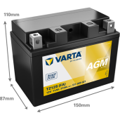 Acumulator Moto VARTA Powersports AGM Active 11 Ah