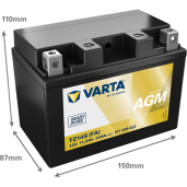 Acumulator Moto VARTA Powersports AGM Active 11.2 Ah