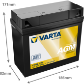 Acumulator Moto VARTA Powersports AGM Active 518909022 18 Ah
