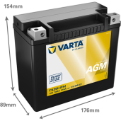 Acumulator Moto VARTA Powersports AGM Active 518909031 18 Ah