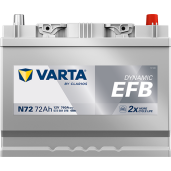 Baterie Auto VARTA EFB 72 Ah