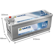 Baterie camion VARTA PROMOTIVE SLI 140 Ah