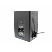 Stabilizator automat de tensiune Well Performance cu servo motor 1000VA/600W, negru