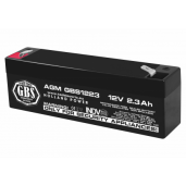 Acumulator 12V 2.3Ah F1, AGM VRLA, GBS
