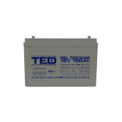 Acumulator stationar VRLA 12V 100Ah GEL M8 F12 TED Electric TED004147