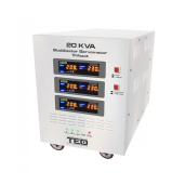 Stabilizator trifazat 20KVA 16KW cu ServoMotor si sinusoidala pura + ecran LCD cu valorile tensiunii, TED Electric TED000118