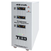 Stabilizator trifazat 45KVA 36KW cu ServoMotor si sinusoidala pura + ecran LCD cu valorile tensiunii, TED Electric TED000170