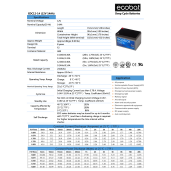 ACUMULATOR ECOBAT 12V 14Ah