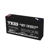 Acumulator stationar 6V 14.2Ah F2 AGM VRLA TED Electric TED613