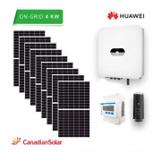 Sistem Fotovoltaic Canadian Solar + Huawei 4 kW Trifazat