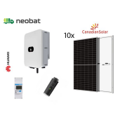 Sistem Fotovoltaic Canadian Solar + Huawei 5 kW Hibrid Monofazat