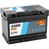 Baterie Auto EXIDE EFB 70 Ah