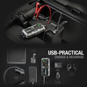 Robot Pornire Auto, Jump Starter Auto 12V Portabil, Curent Pornire 1000A Litiu-Ion, Noco Boost GB40