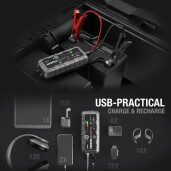 Robot Pornire Auto, Jump Starter Auto 12V Portabil, Curent Pornire 1500A Litiu-Ion, Noco Boost GB50