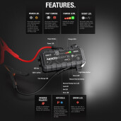 Robot Pornire Auto, Jump Starter Auto 12V Portabil, Curent Pornire 2500A Litiu-Ion, Noco Boost GBX75