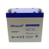 Acumulator plumb acid cu gel Ultracell 12V 55AH, terminal F9