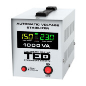 Stabilizator tensiune 1000VA 600W 230V cu 2 iesiri Schuko si sinusoidala pura + ecran LCD cu valorile tensiunii, TED Electric TED000040