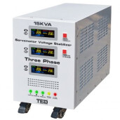 Stabilizator trifazat 15KVA 12KW cu ServoMotor si sinusoidala pura + ecran LCD cu valorile tensiunii, TED Electric TED000101