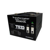 Transformator de la 220V la 110V 3000VA / 2400W cu carcasa TED Electric
