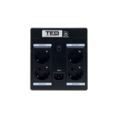 UPS 1100VA 600W cu Stabilizator si Management, 4x Schuko, Ecran LCD si 2x Acumulator 12V 7Ah, TED Electric TED004628